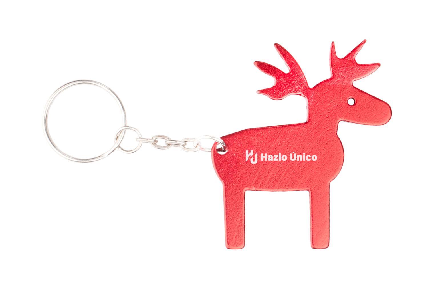 Llavero navidad rudolph Rojo miniatura 2