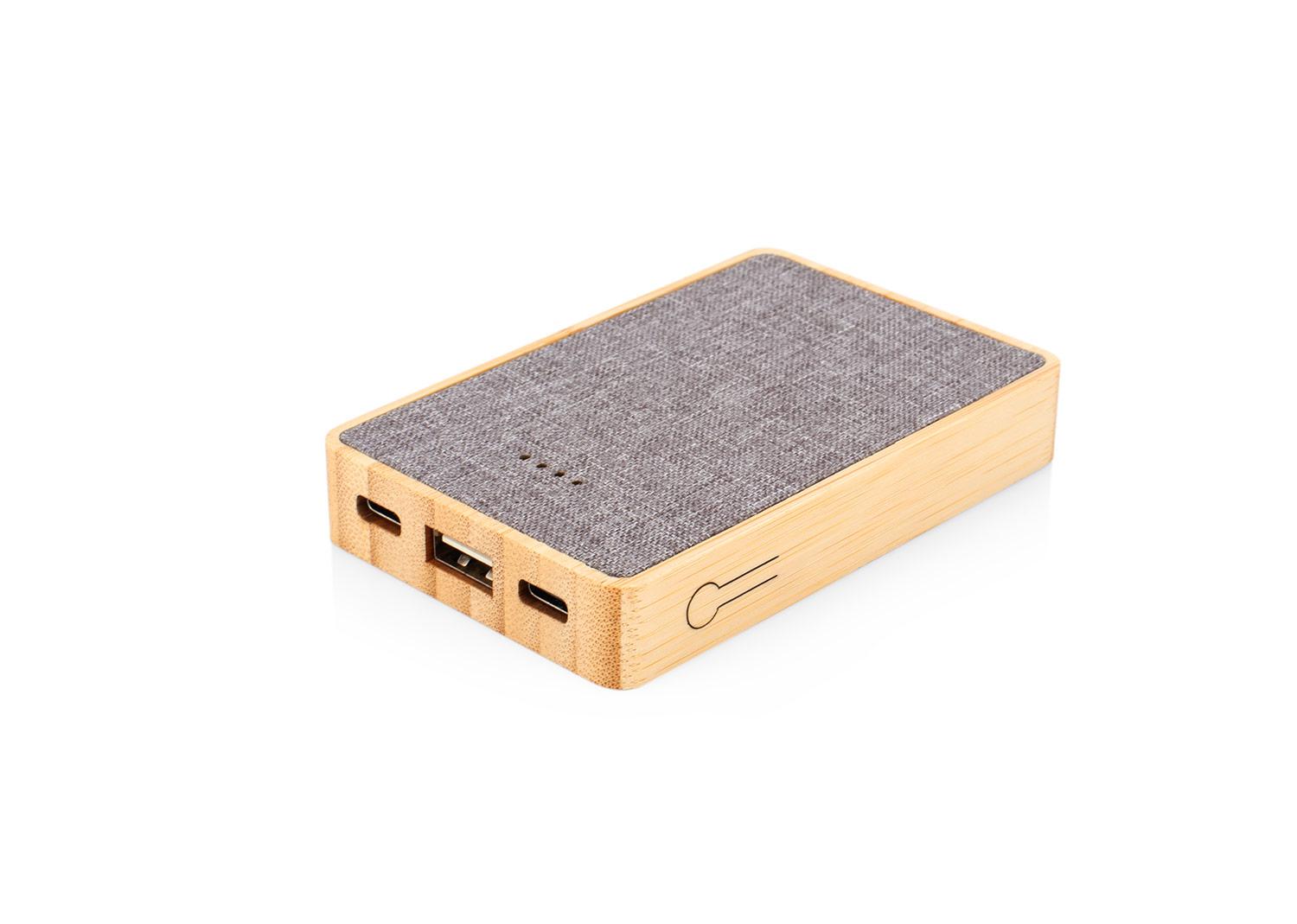 Multicargador civic 5.000 mah Negro front