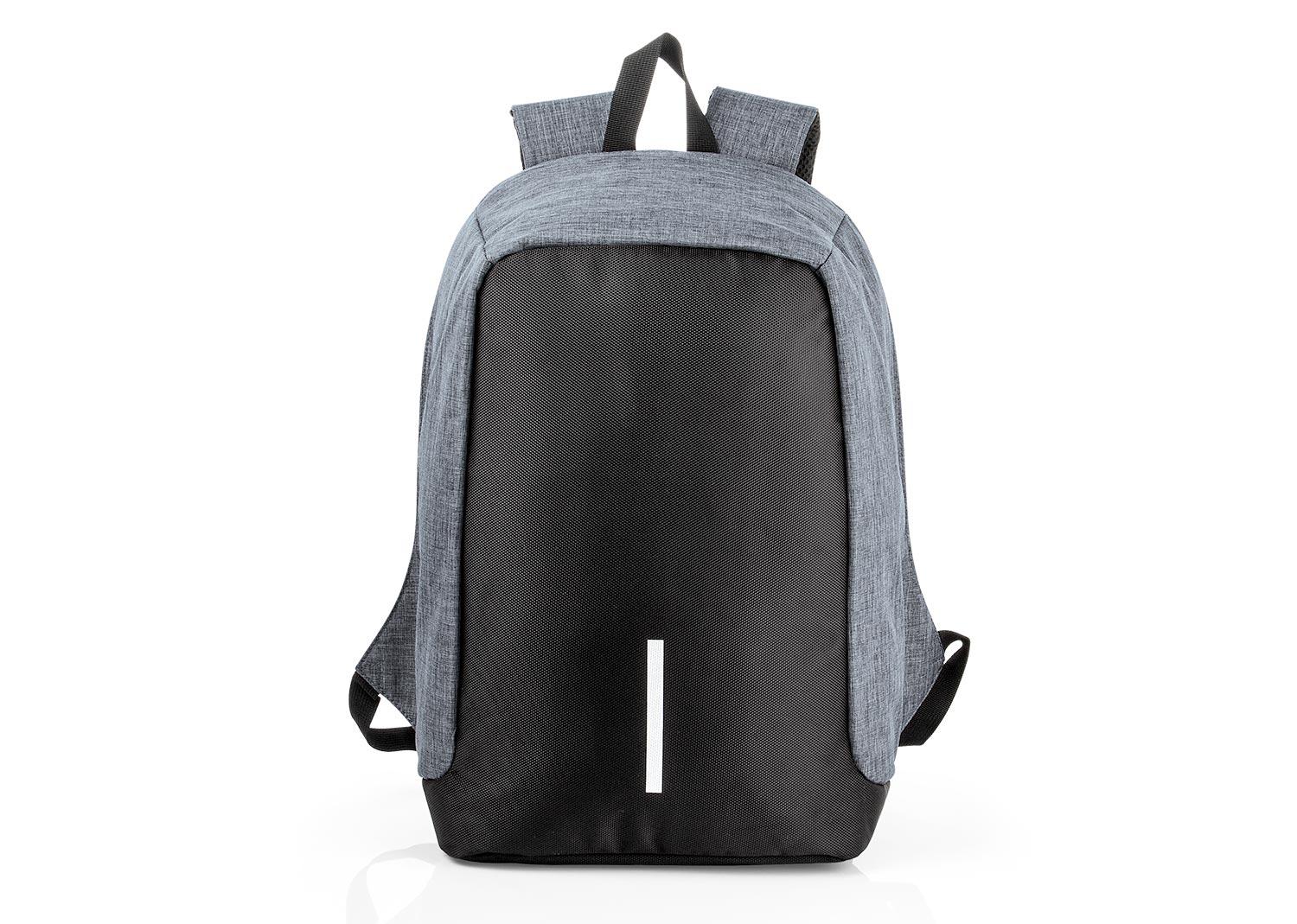 Morral antirobo neruda 17 lts. Gris front