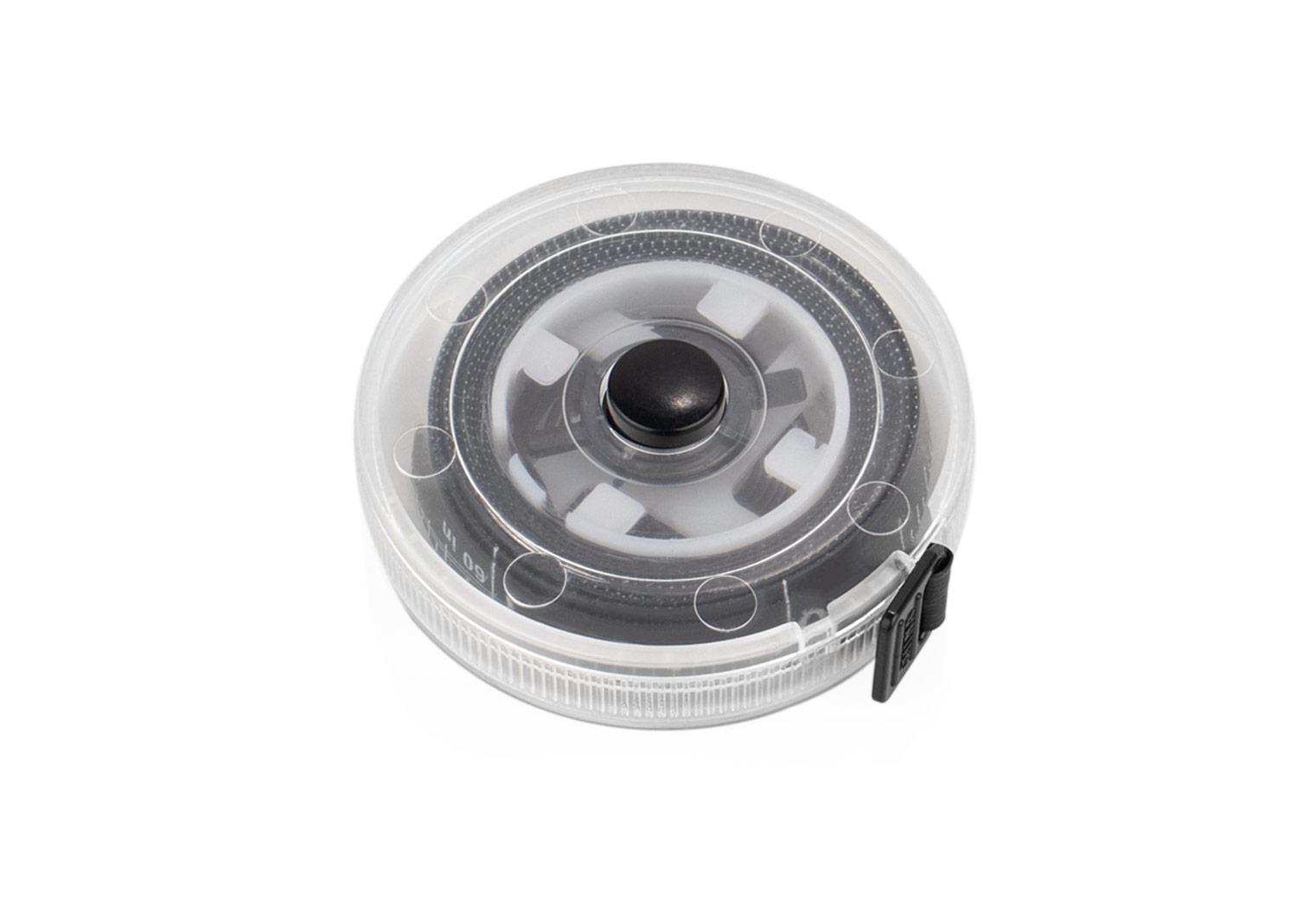 Cinta metrica clear Negro front