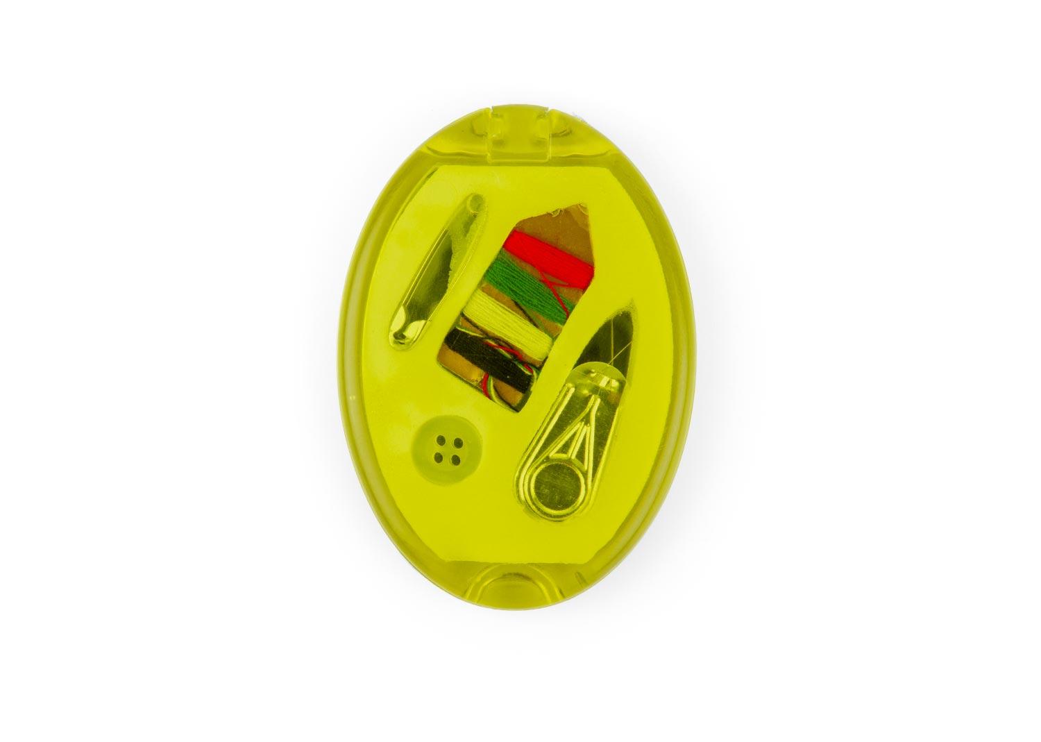 Costurero oval Amarillo Traslúcido front