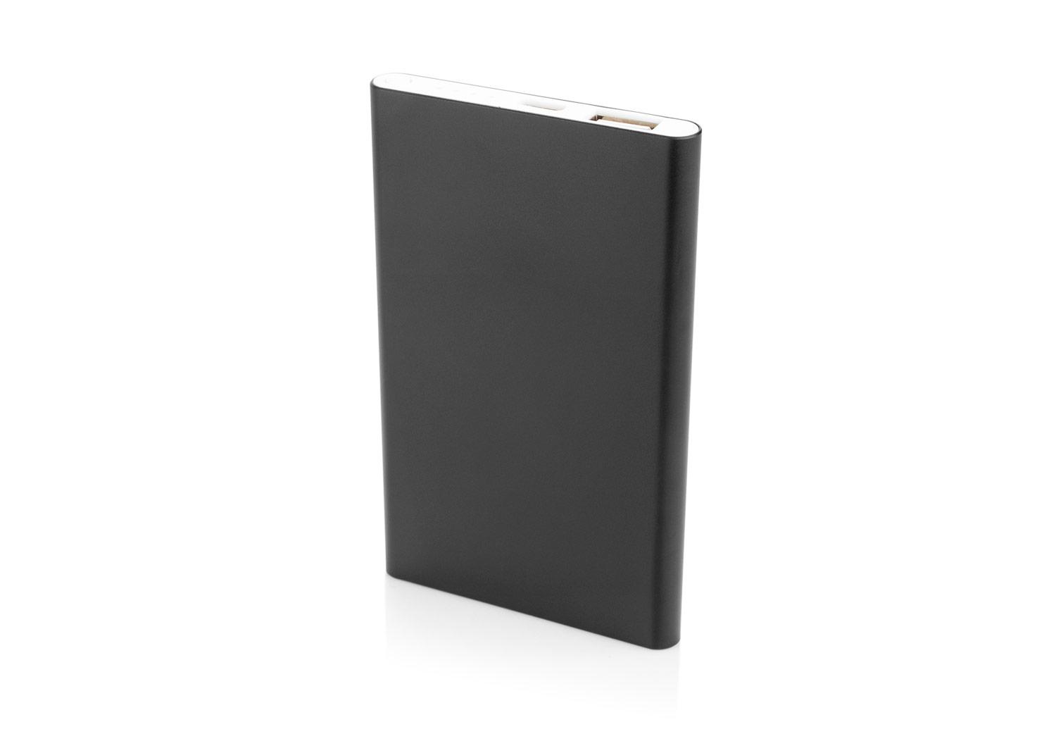 Mini powerbank slums 4.000 mah Negro front