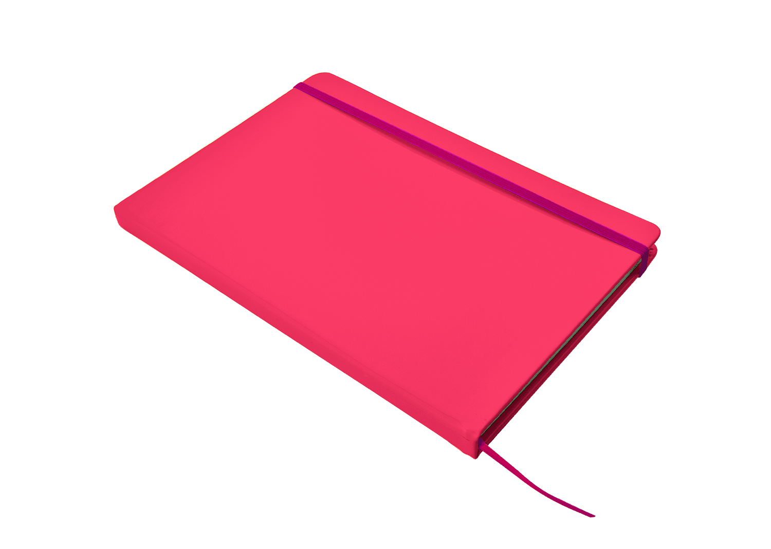 Libreta neón Fucsia front
