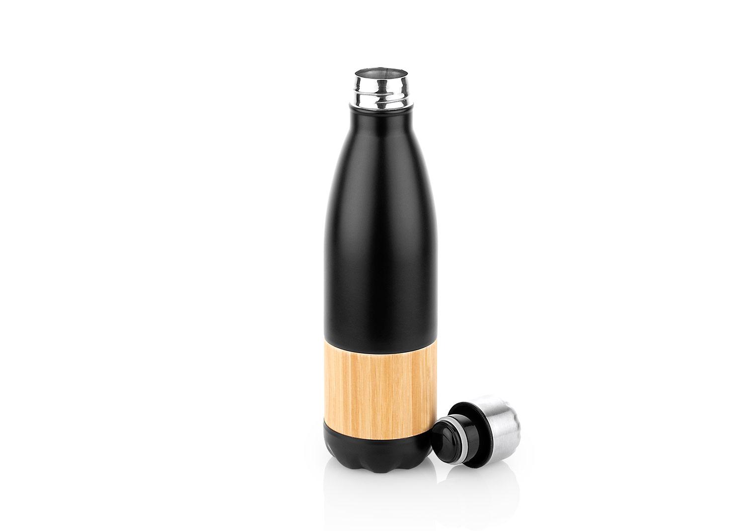 Botella bambú lennox 500 ml / 17 oz Negro miniatura 2