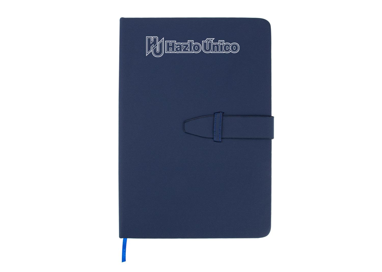 Libreta kafka Azul Oscuro front