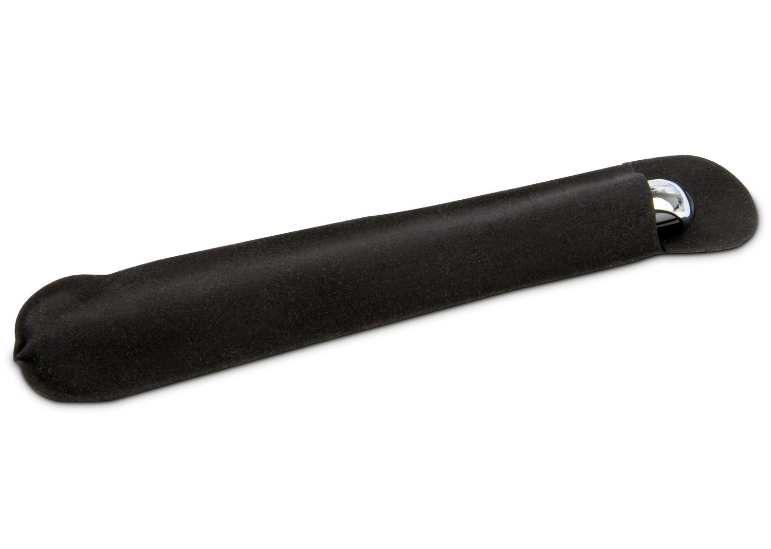 Funda gamuzada sencilla Negro front