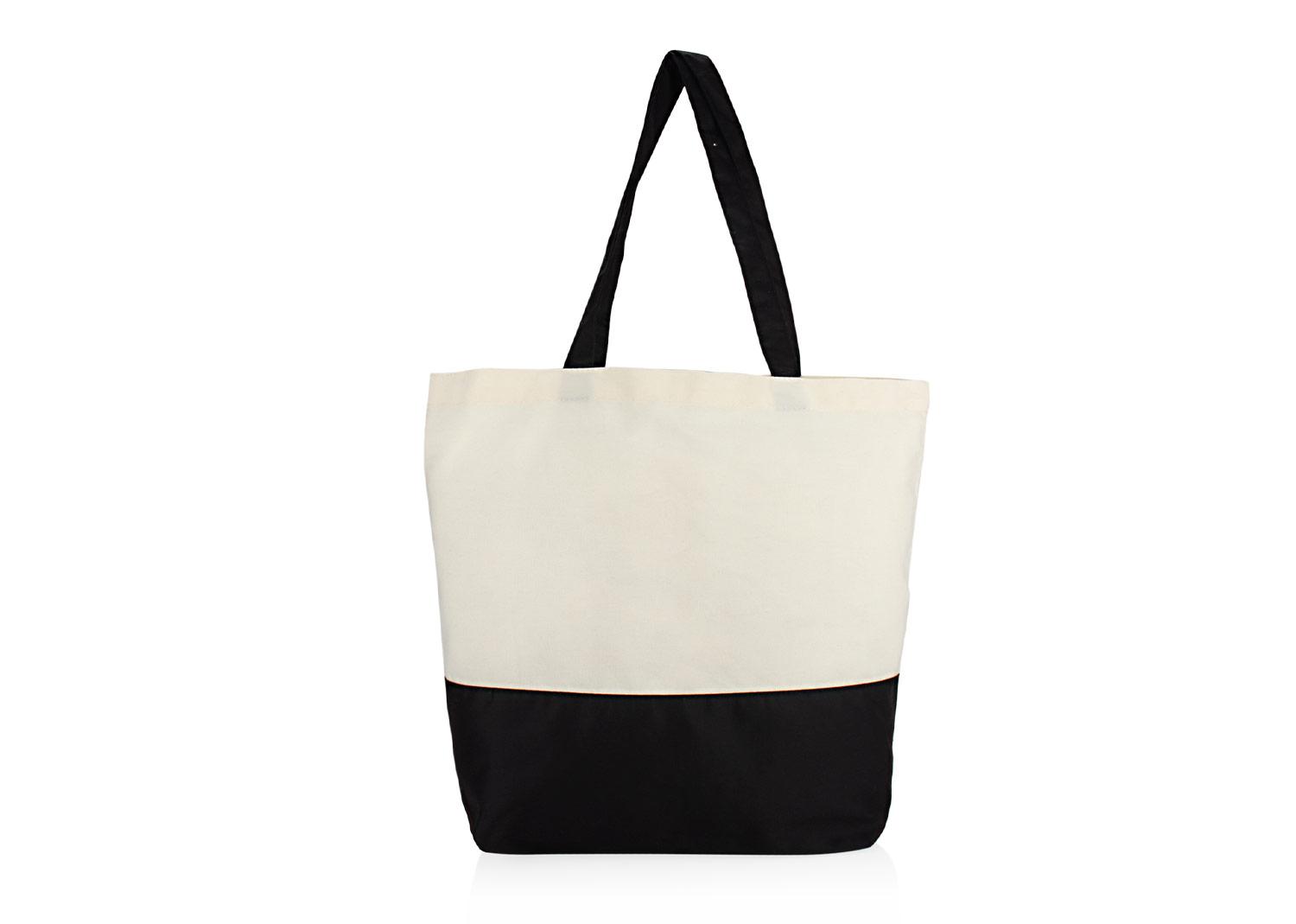 Bolsa gentle Blanco/Negro front