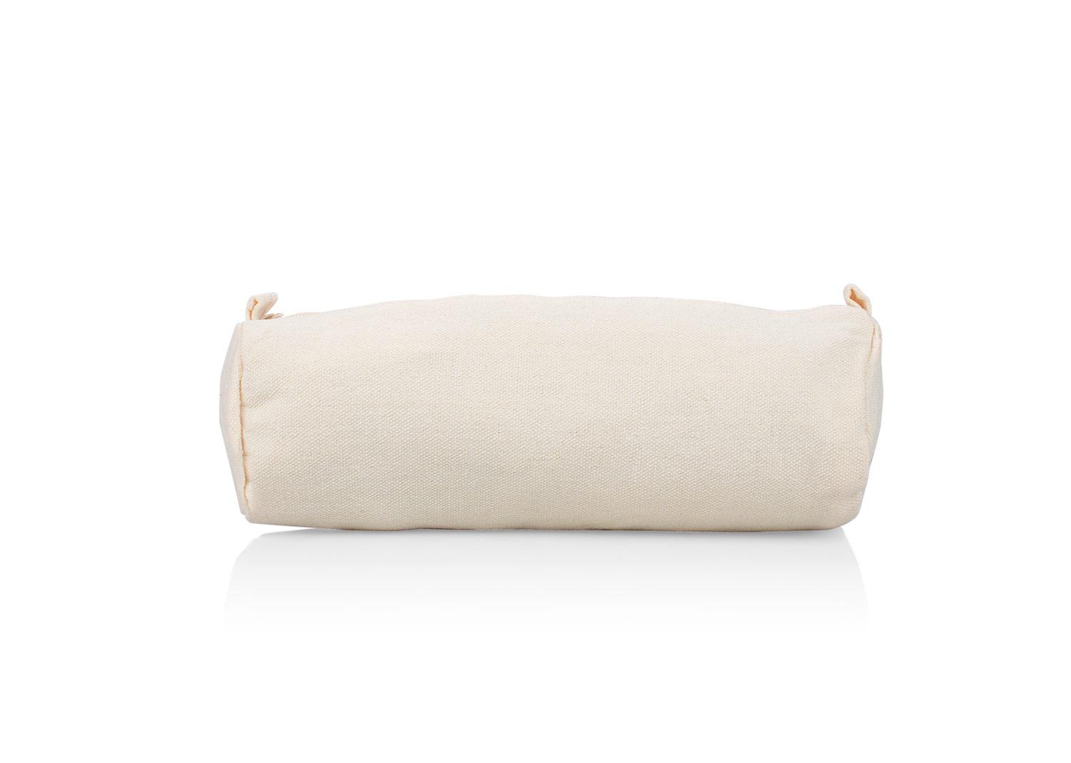 Cotton pencil case Natural front