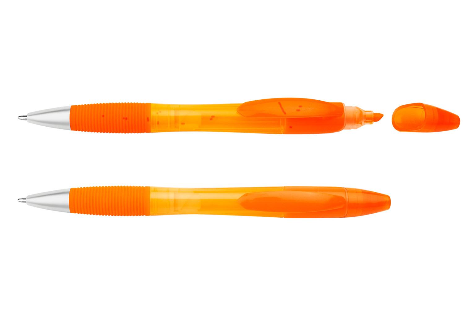 Bolígrafo resaltador grecia Naranja front