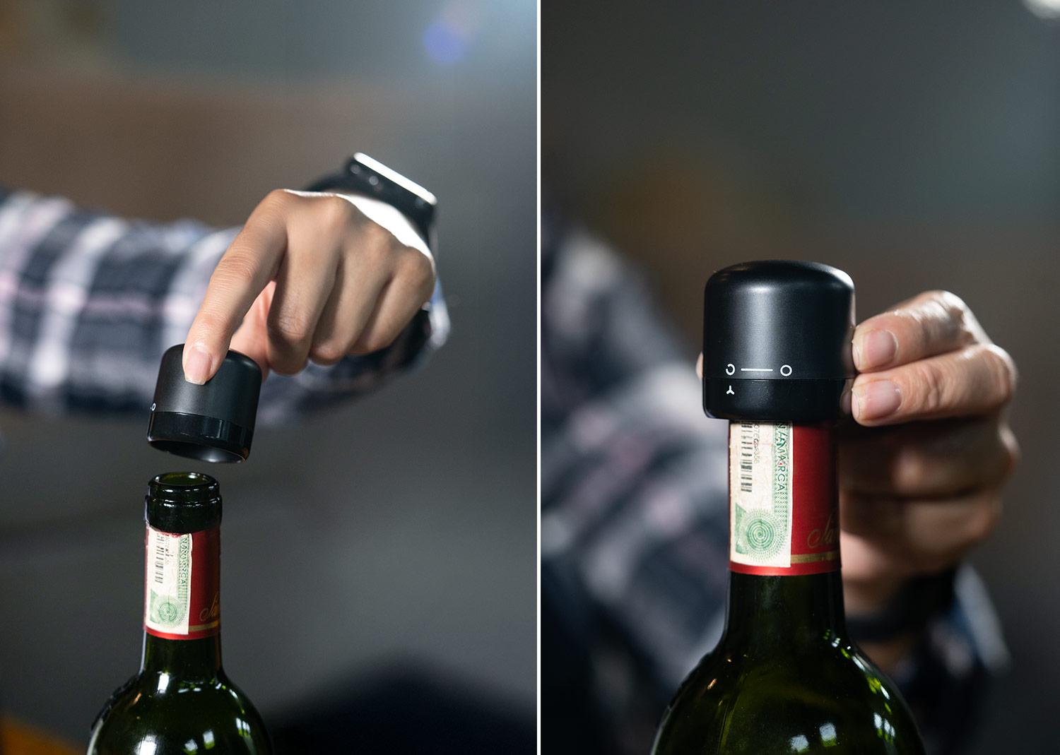 Tapón de botella bet Negro miniatura 3