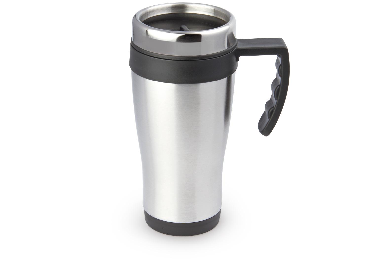 Mug en acero spike 400 ml / 13 oz Negro front