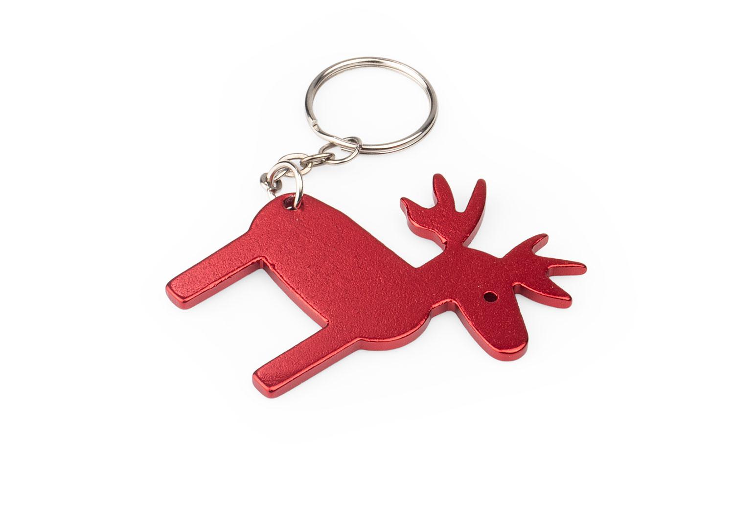 Llavero navidad rudolph Rojo front