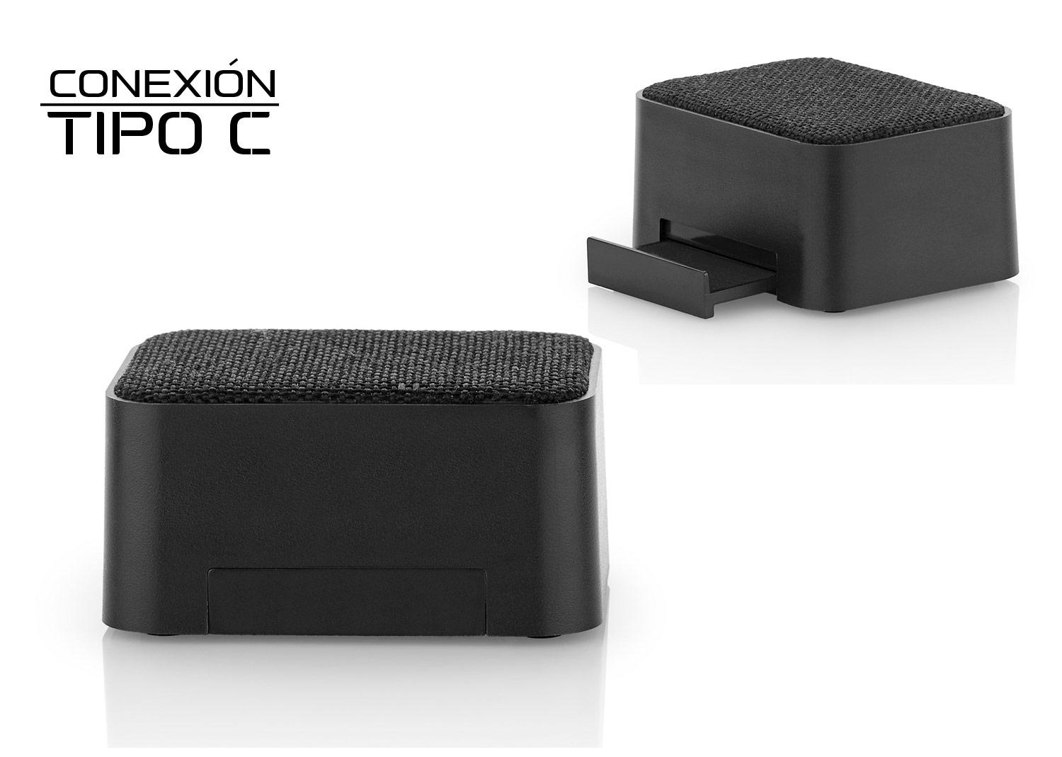 Altavoz holder Negro front