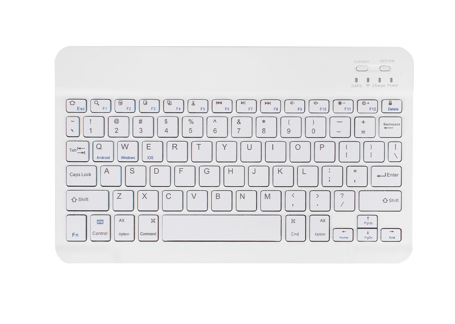 Teclado bluetooth mono Blanco miniatura 2