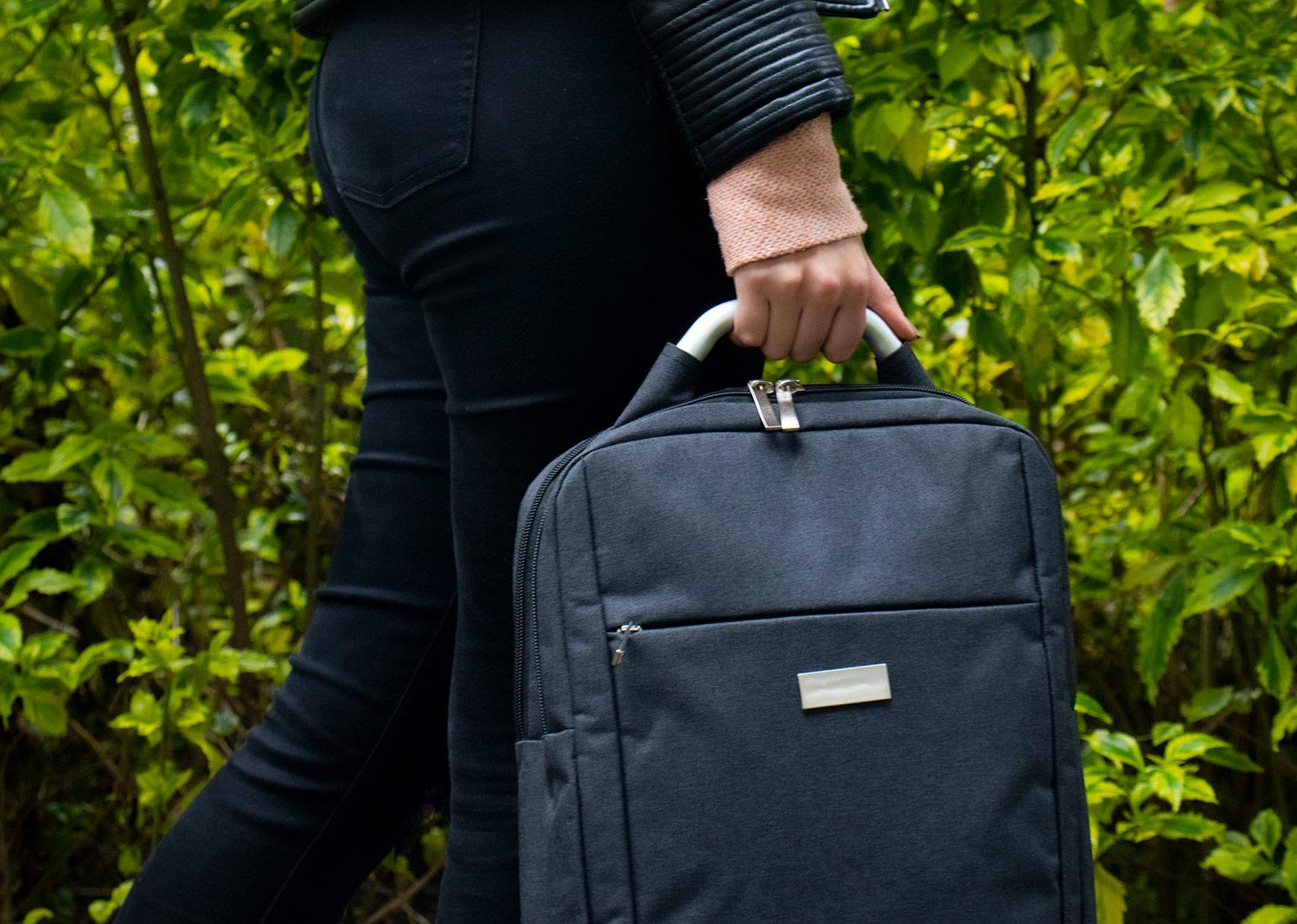 Morral rochester 14 lts. Negro front