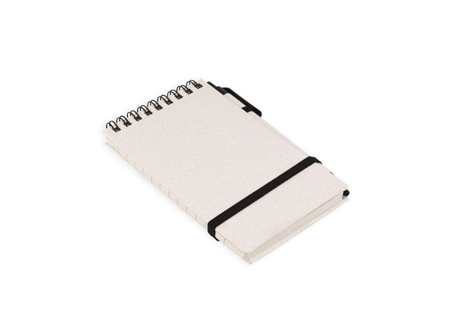 Libreta next level milk con bolígrafo Blanco miniatura 2