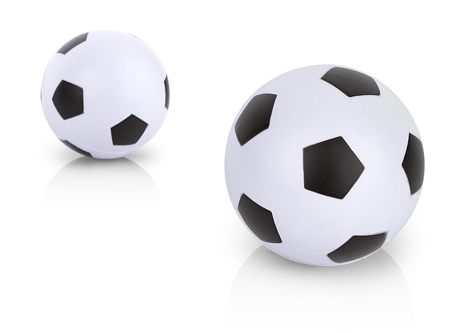 Antiestrés bola fútbol Blanco y Negro miniatura 3