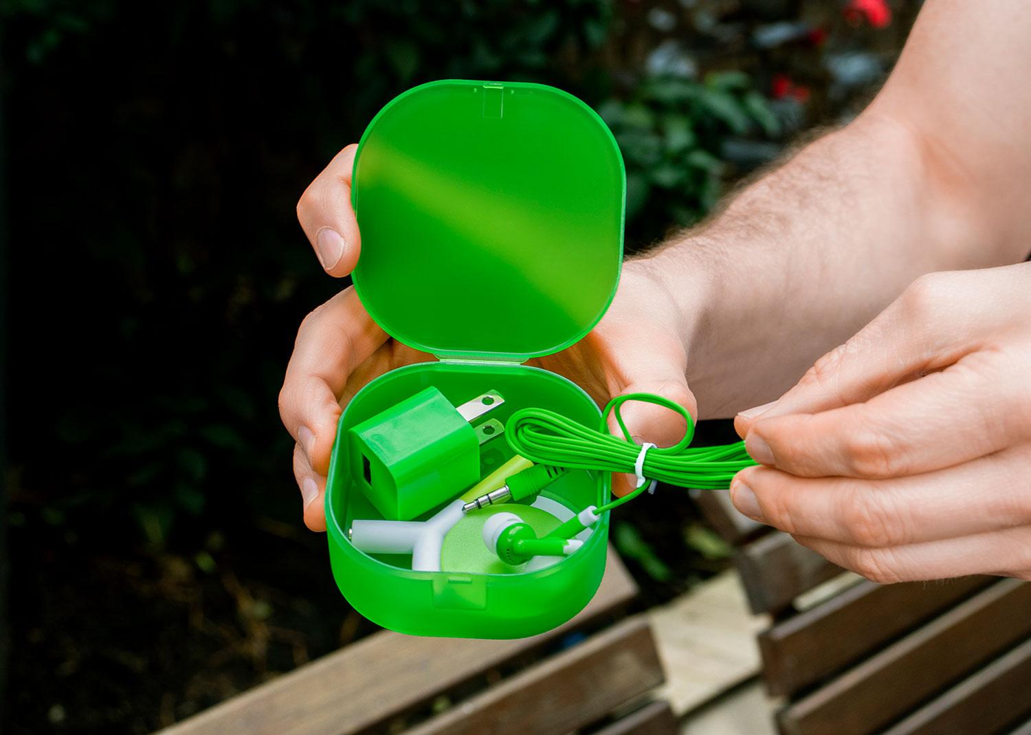 Estuche perla Verde Limón miniatura 6