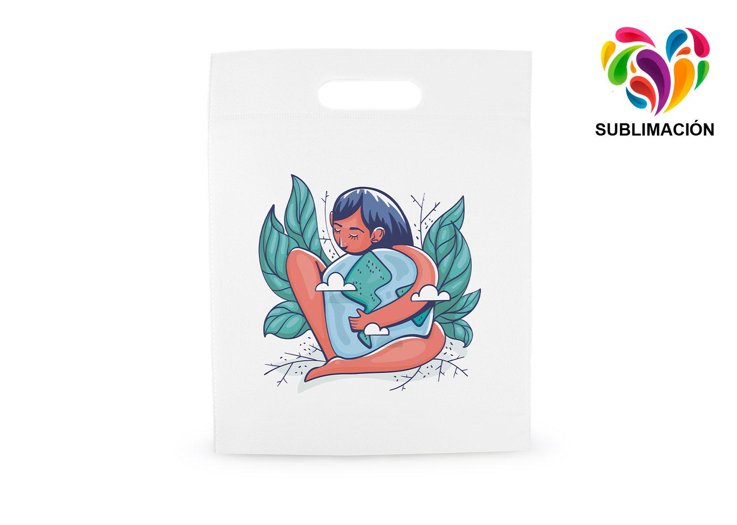 Quick bag sublimación Blanco front