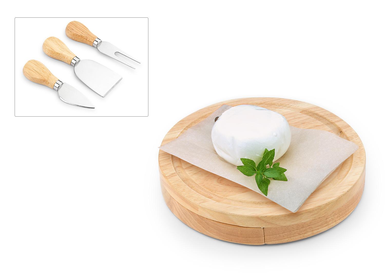 Set de quesos cheddar Bambú miniatura 3