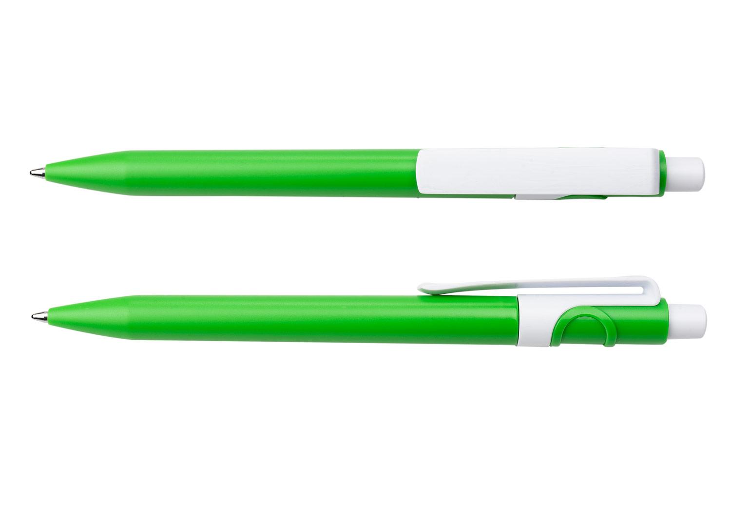 Bolígrafo siena sólido Neon Green front