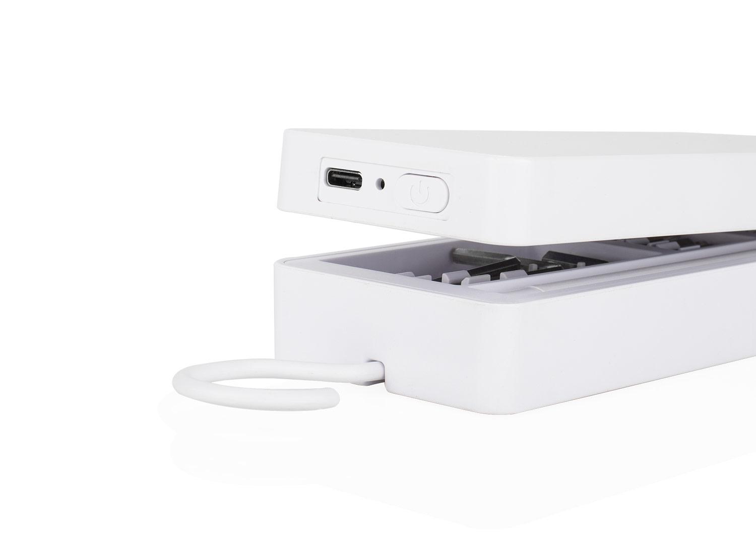 Set de herramientas con linterna edison Blanco miniatura 3