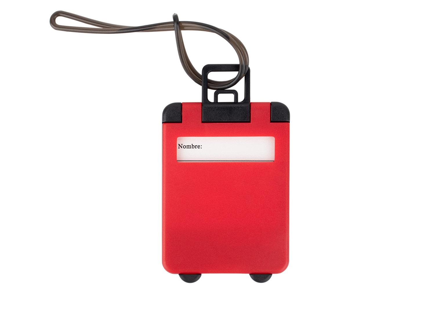 Identificador de maletas tag Rojo front