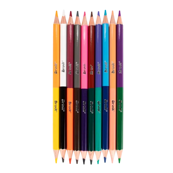 Lápices de colores doble punta gemelinos Surtido front