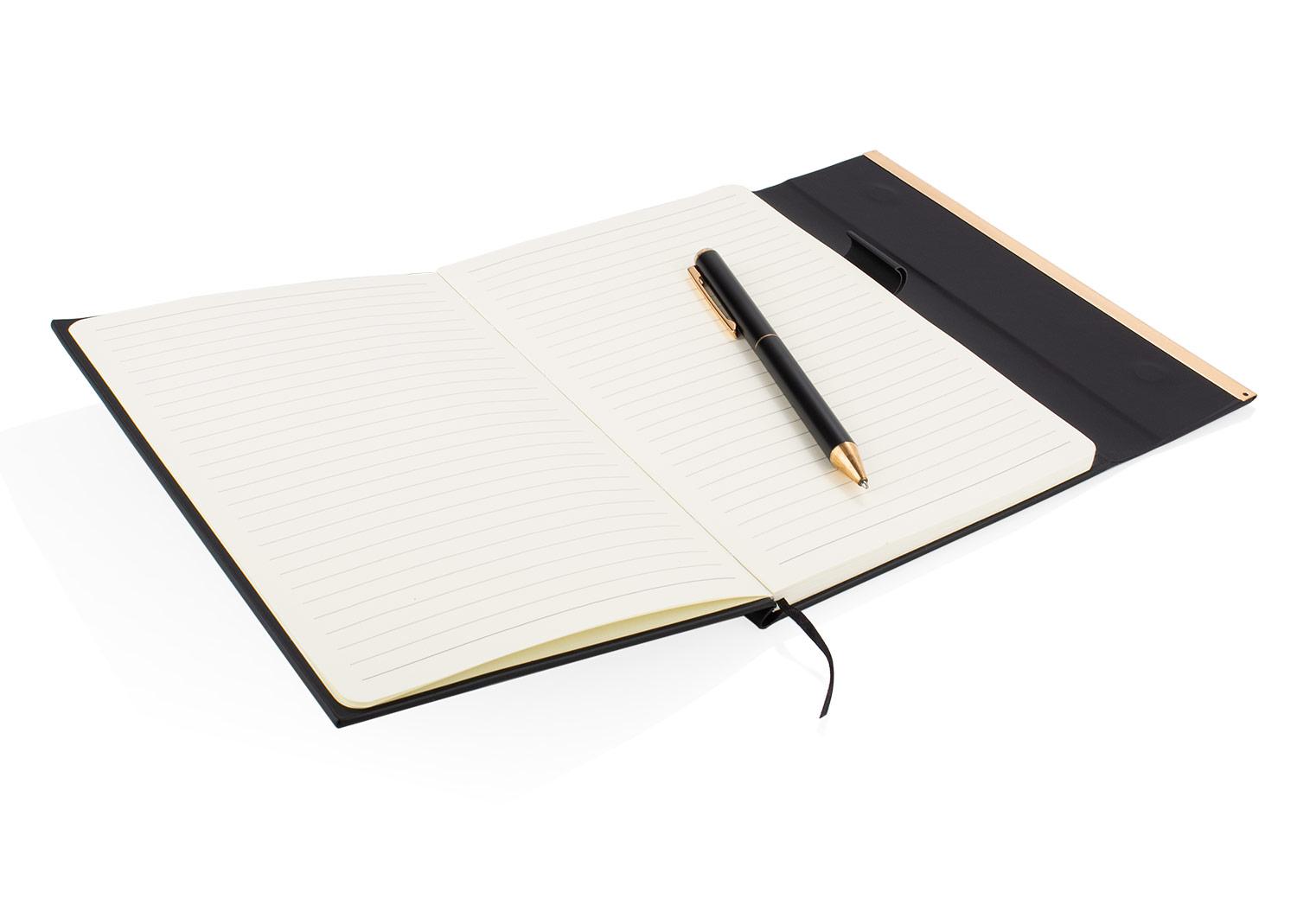 Libreta yamal con bolígrafo Negro miniatura 3