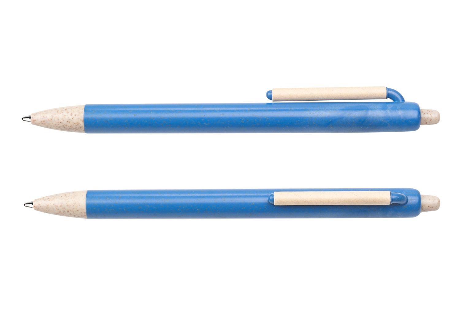 Bolígrafo turin trigo Azul Rey front