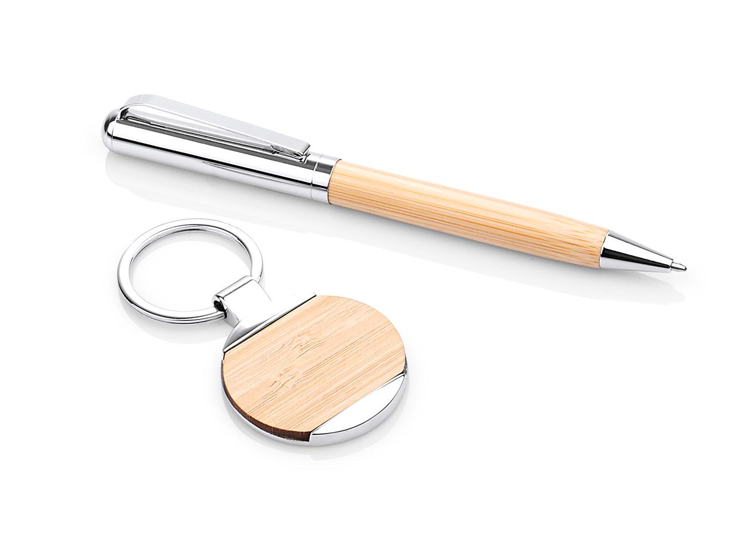 Set ejecutivo andromeda Plateado front