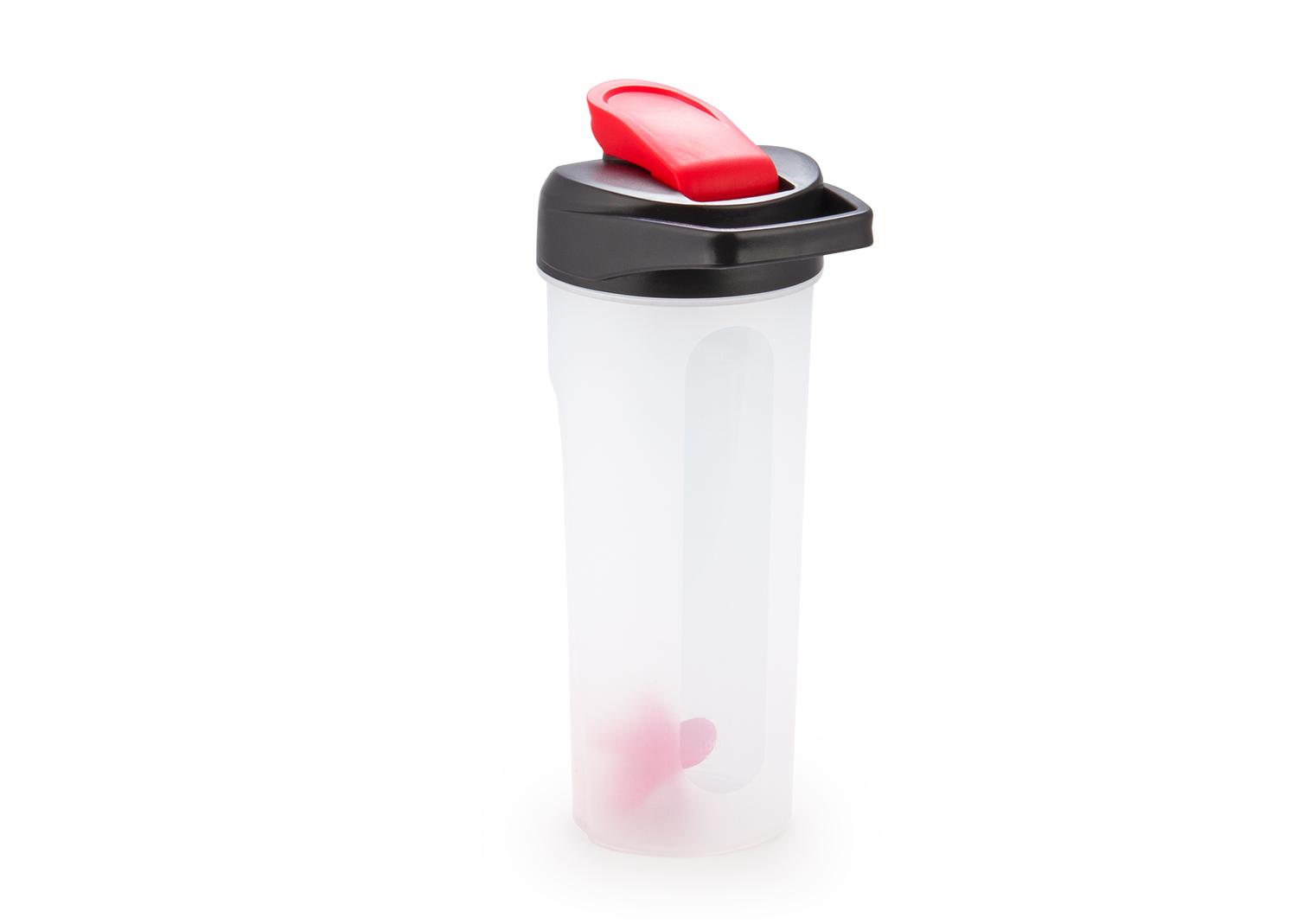 Botella shaker round 600 ml / 20 oz Rojo front
