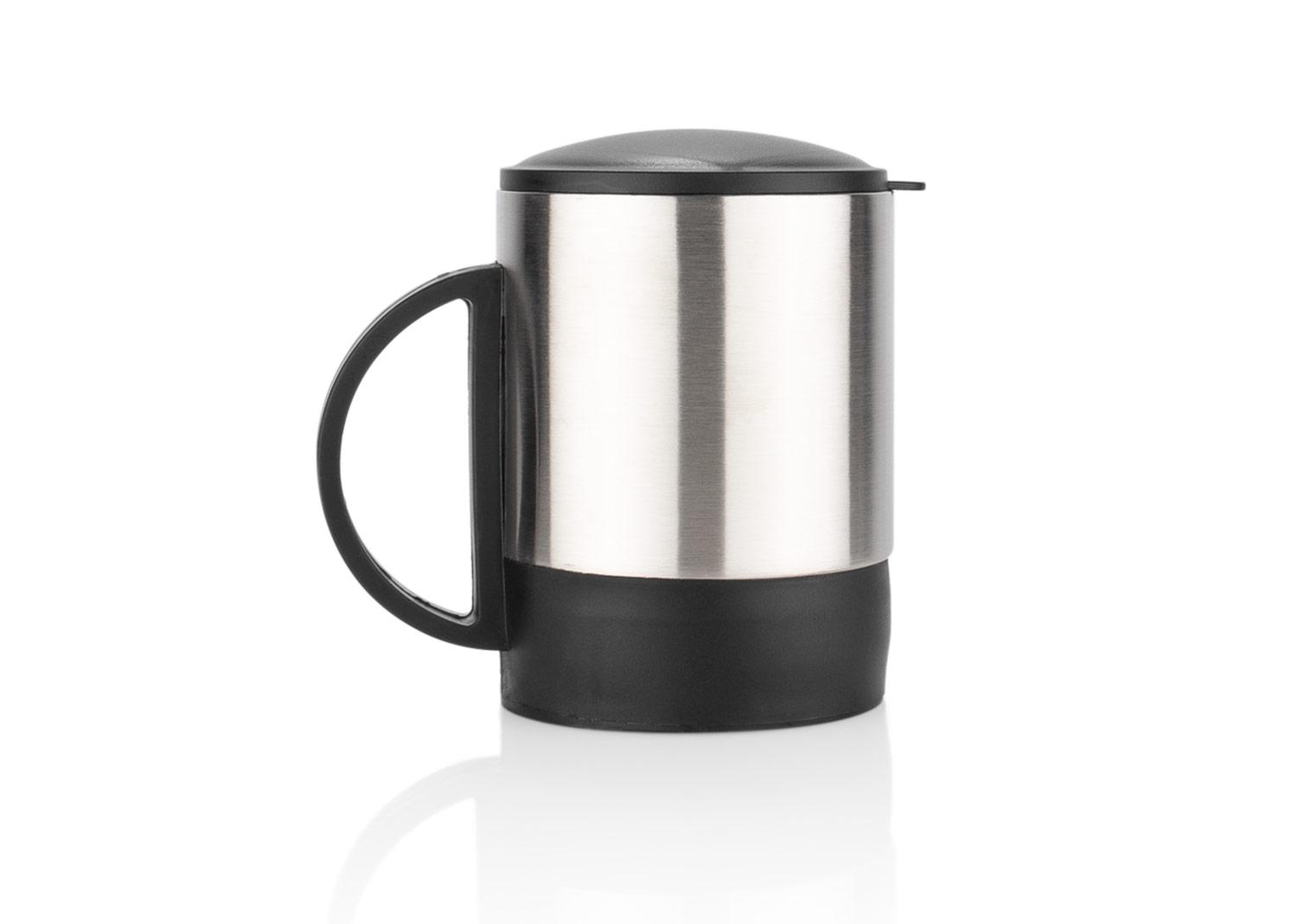 Vaso en acero bruin 150 ml / 5 oz Negro front