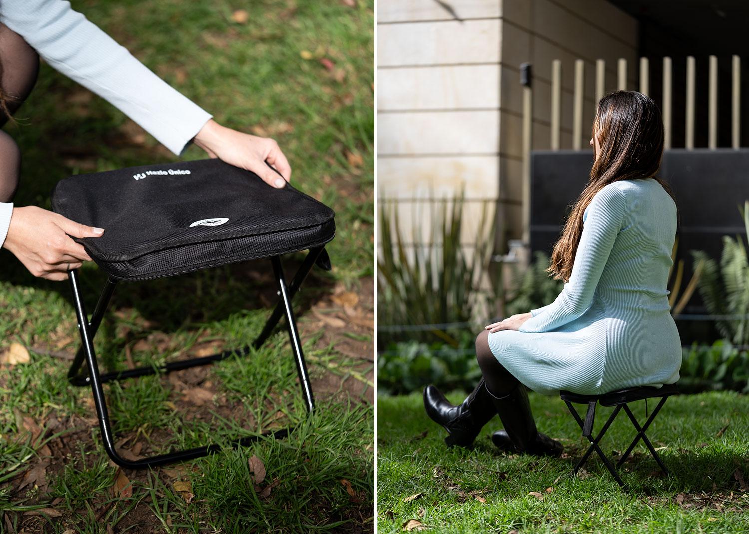 Silla portatil scorsese Negro miniatura 7