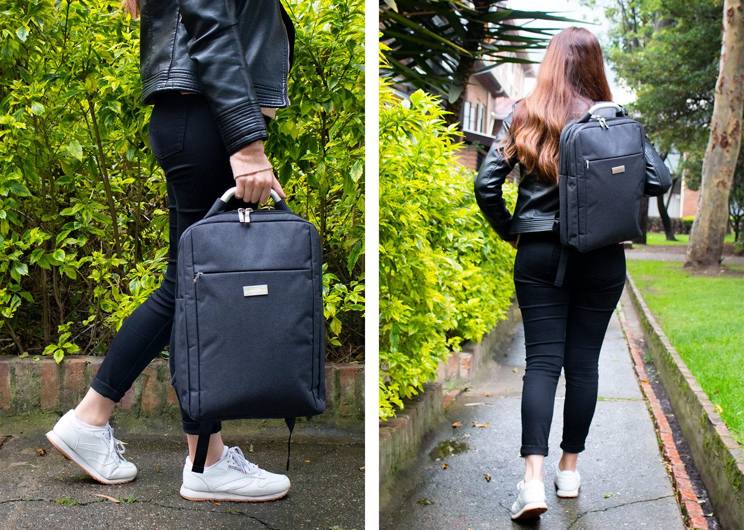 Morral rochester 14 lts. Negro miniatura 3