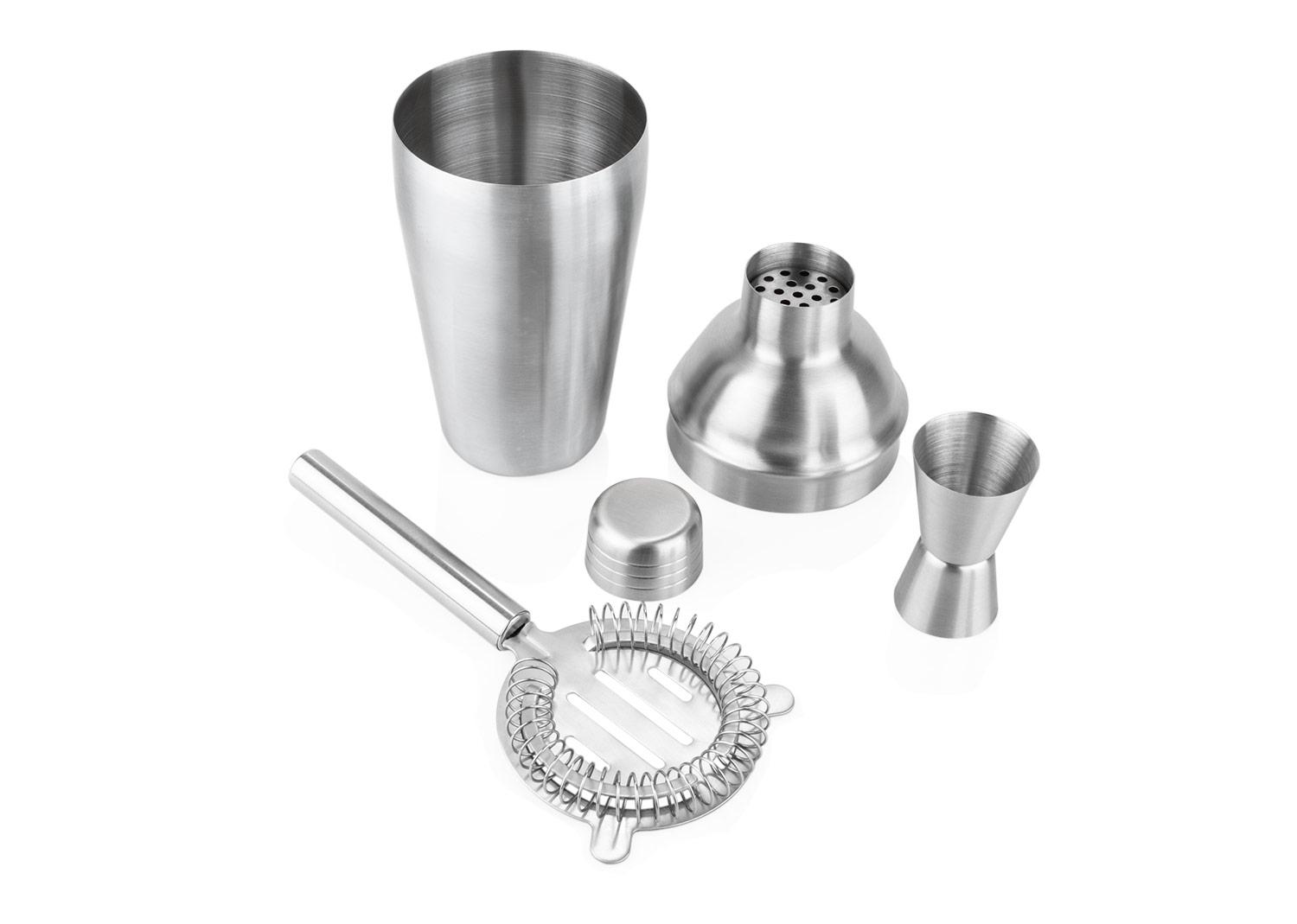 Kit de coctelería haddock Plateado miniatura 2