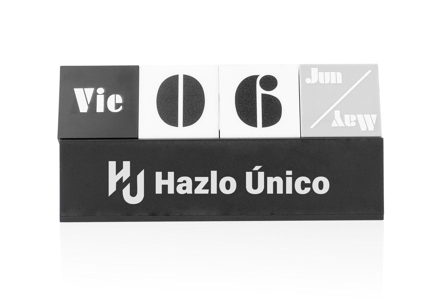 Calendario perpetuo crono Negro / Gris miniatura 5