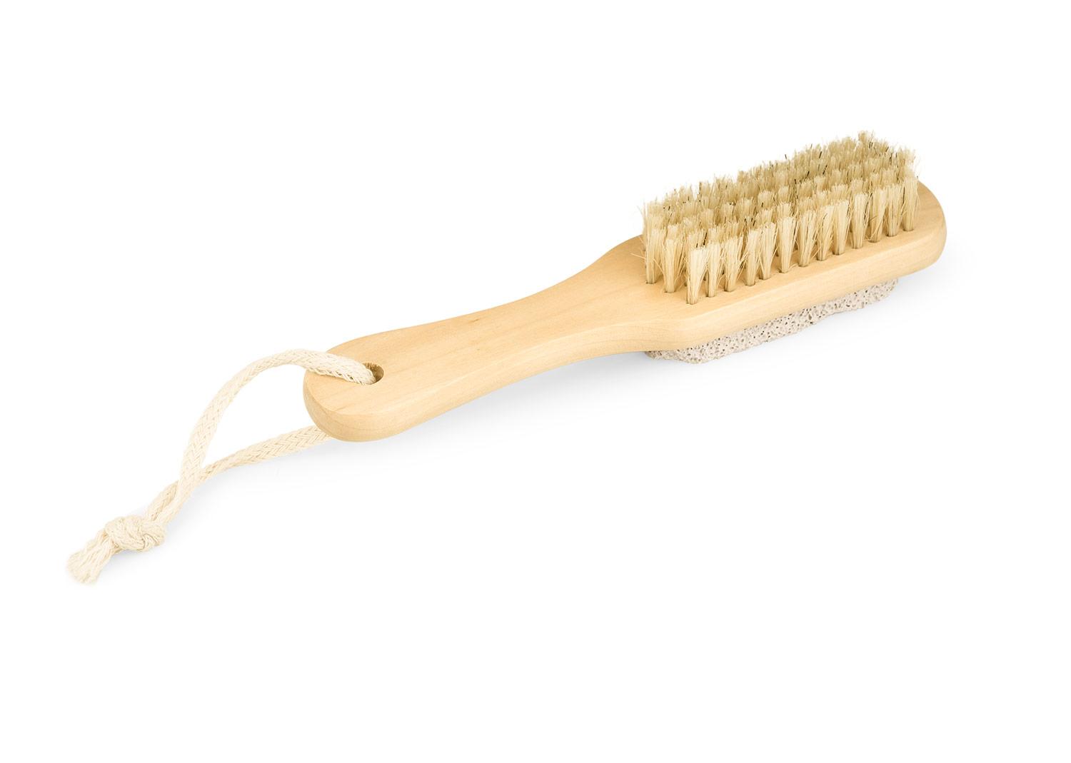 Set bath brush Bambú front