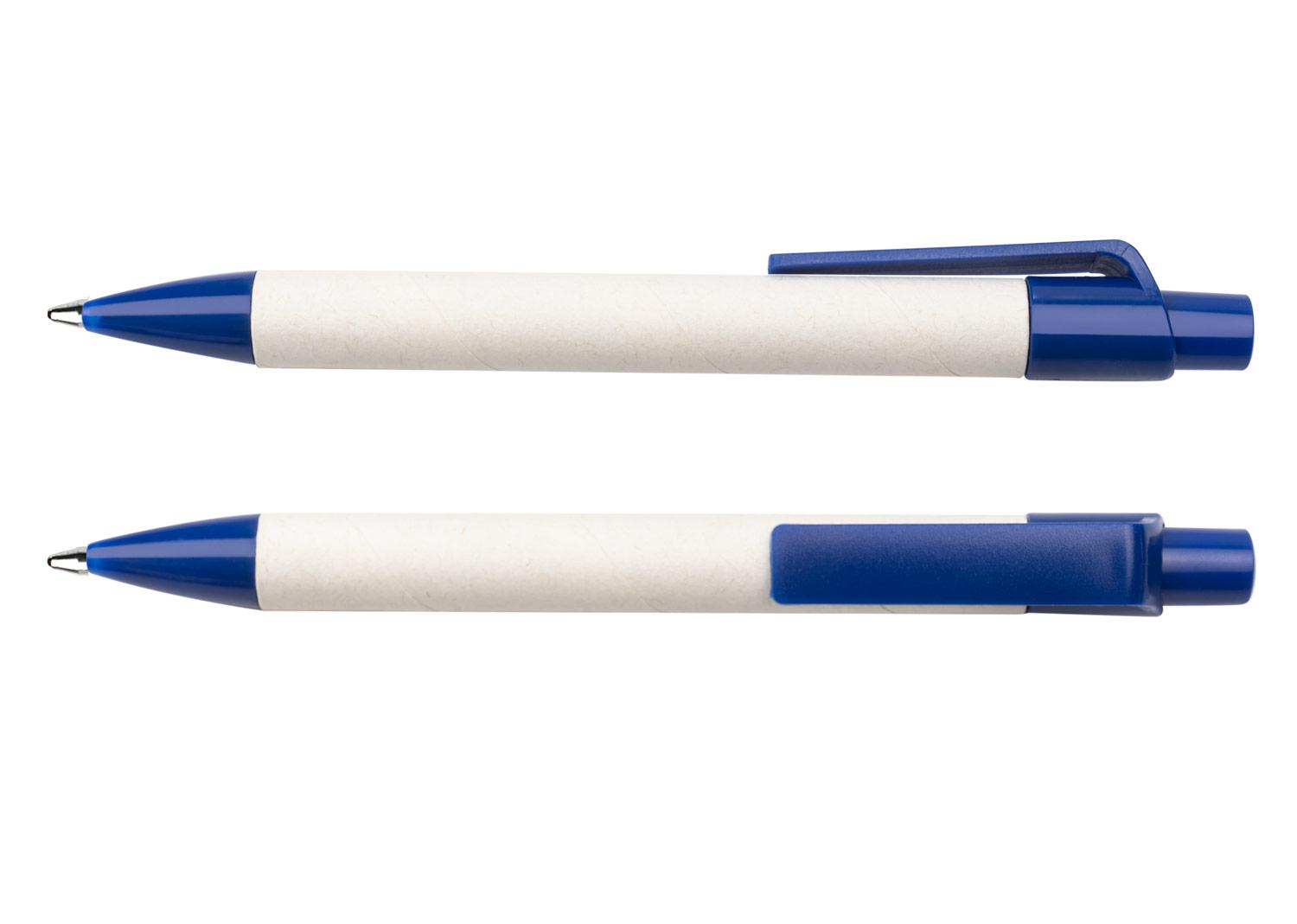 Bolígrafo madeira milk Azul Rey front