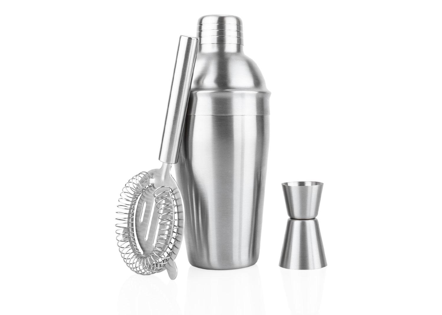 Kit de coctelería haddock Plateado front