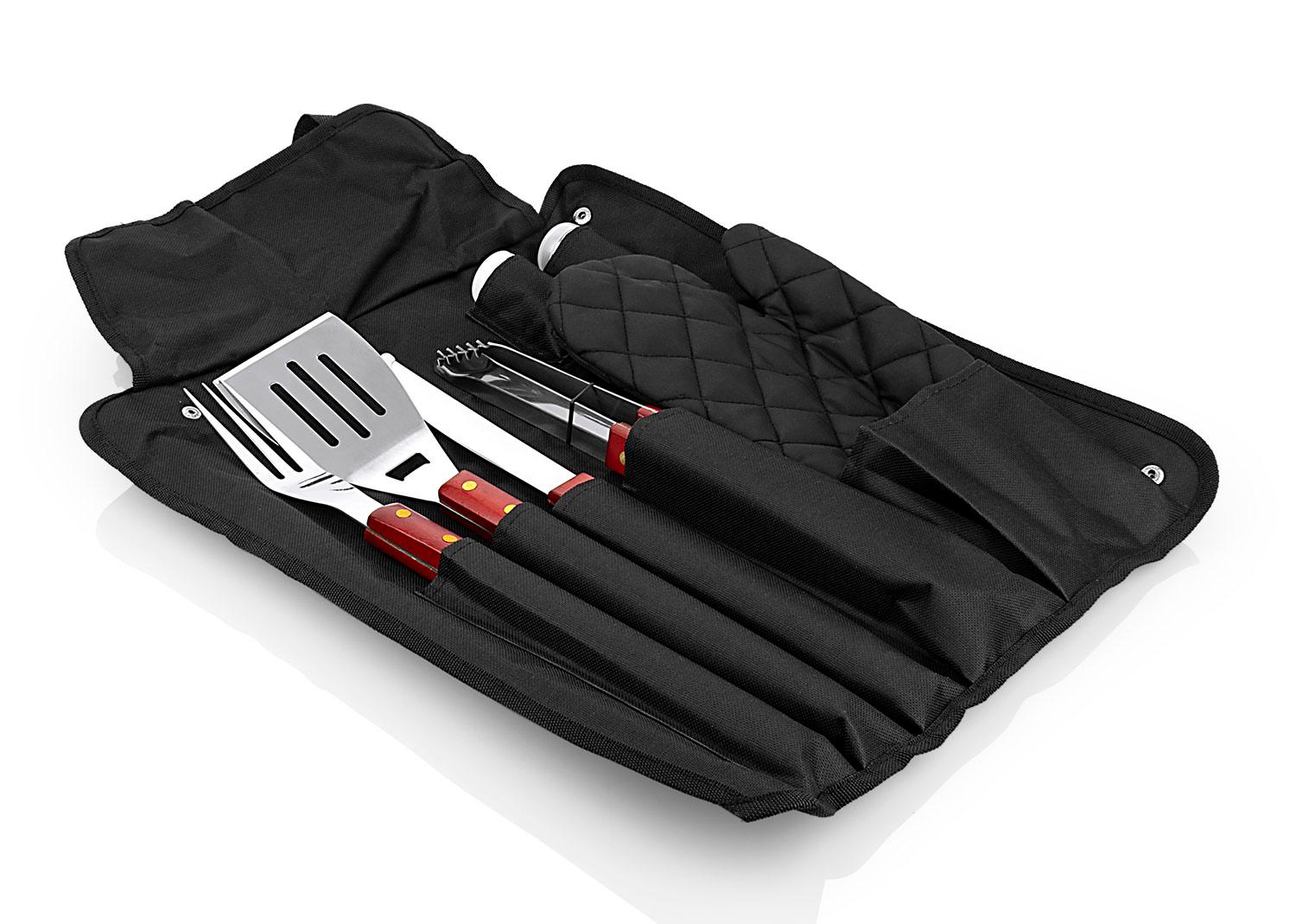 Delantal bbq Negro front
