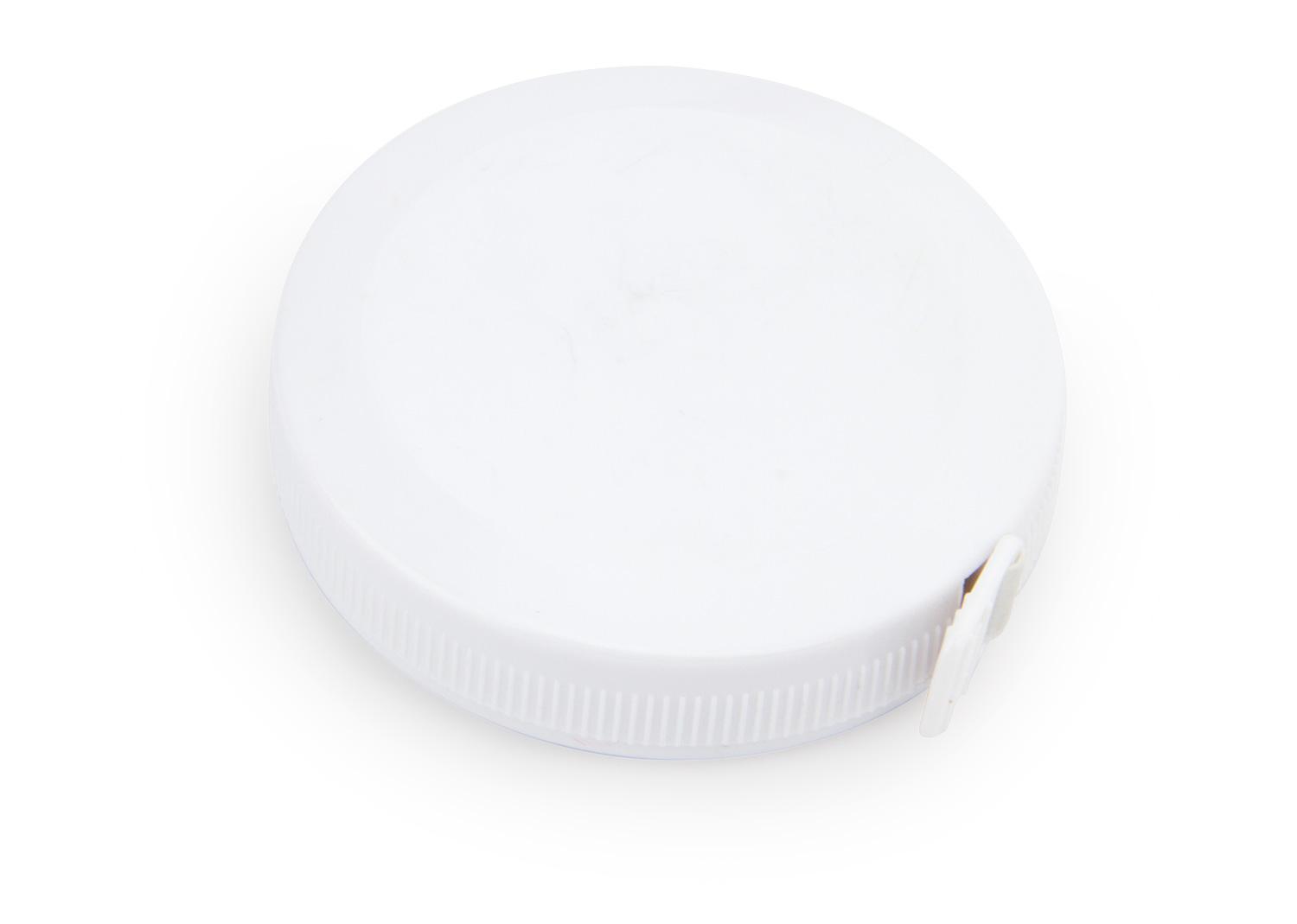 Cinta métrica round plata Blanco miniatura 2