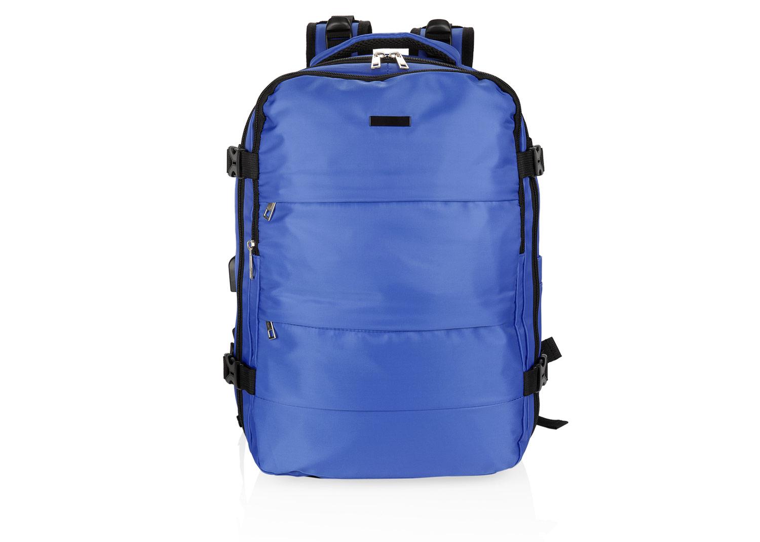 Maleta de viajes killian 24 lts. Azul Rey front