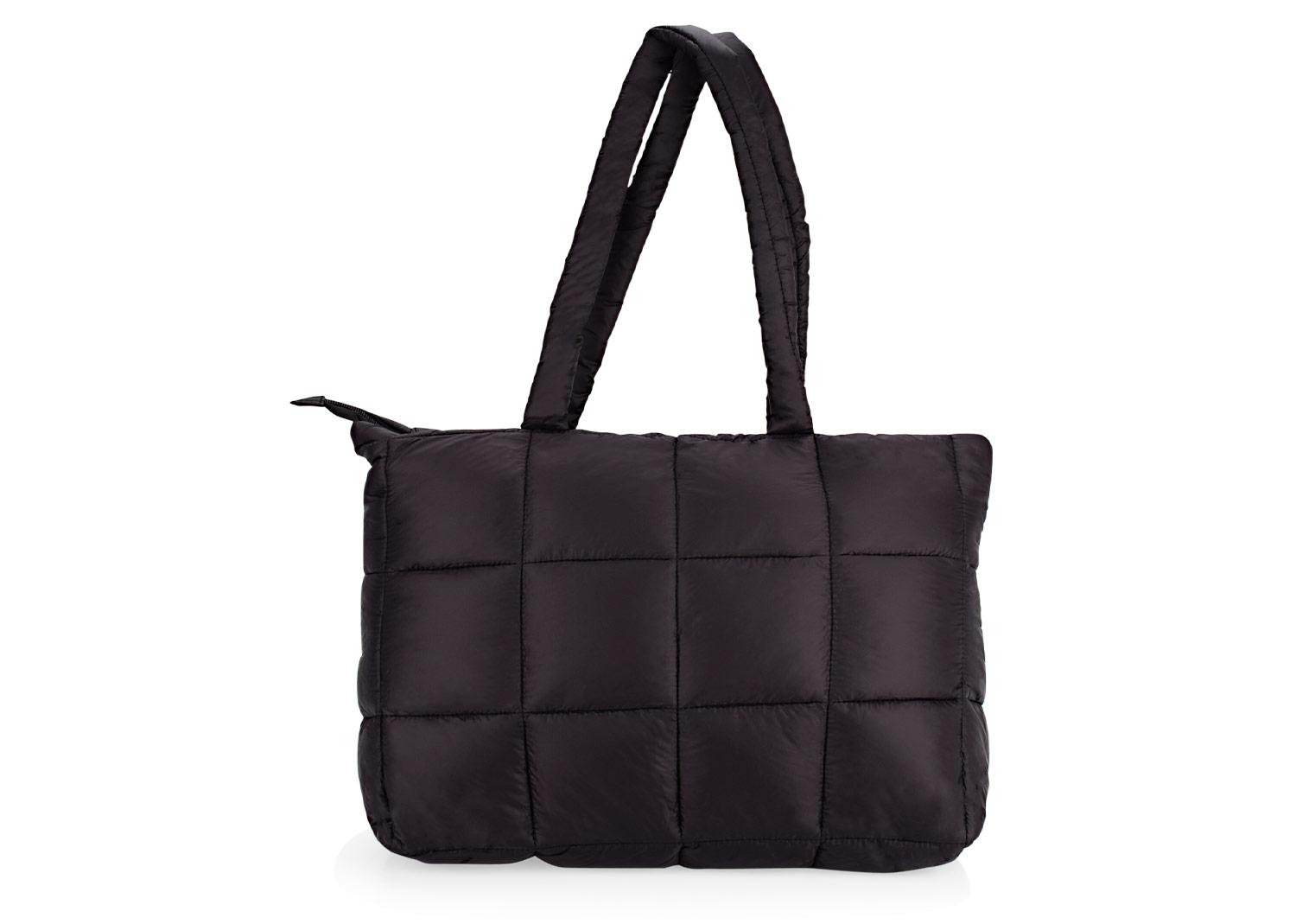 Bolso puffy Negro miniatura 3
