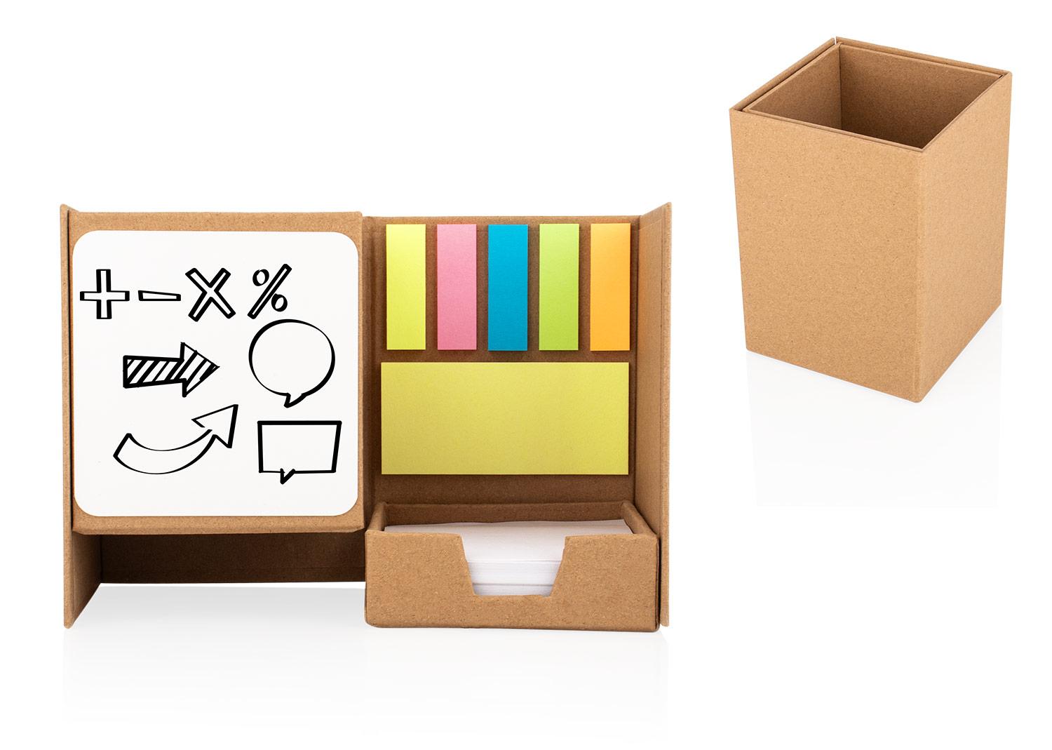 Set de memos mondrian Natural front