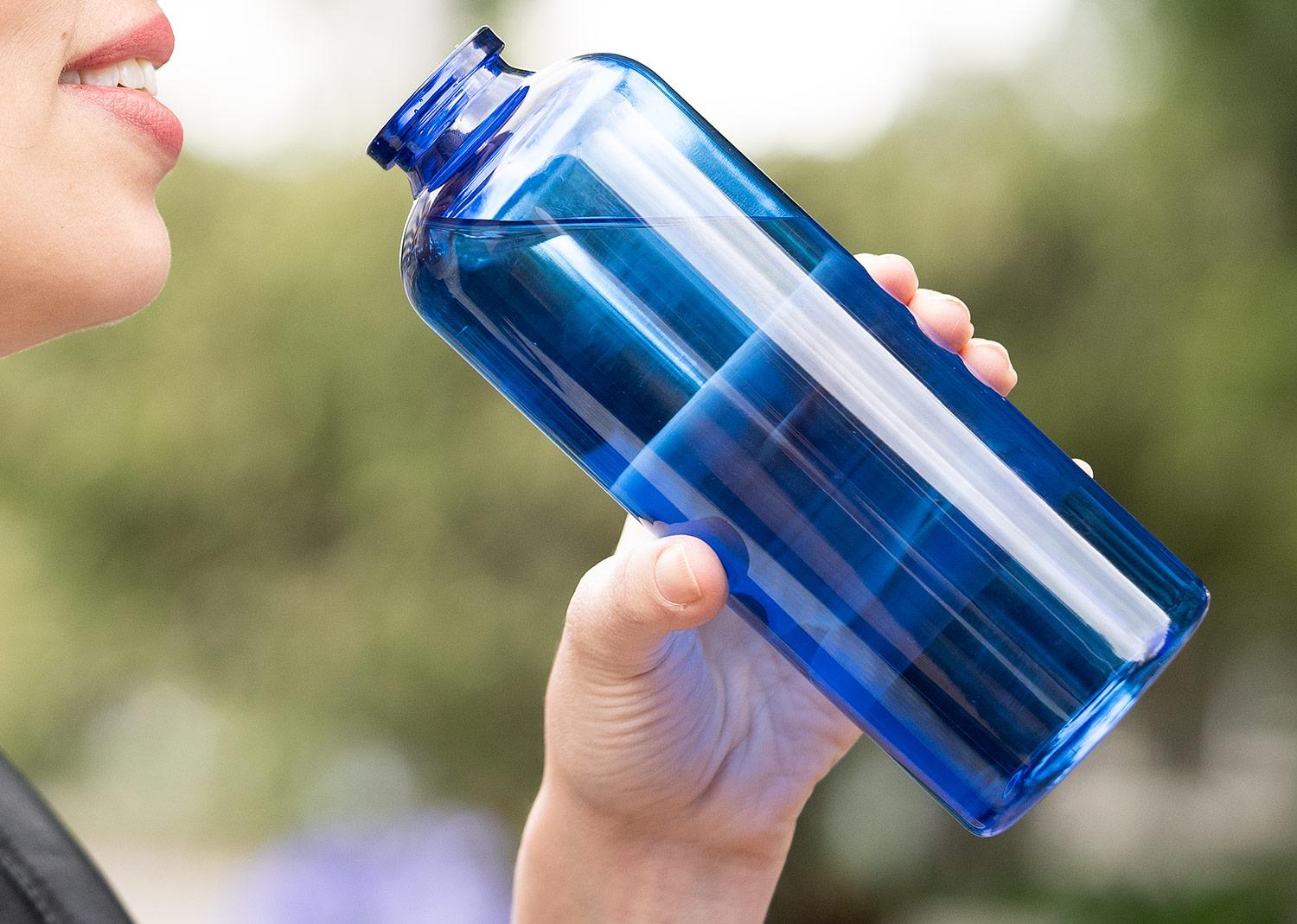 Botella miles plástica 700 ml / 24 oz Azul miniatura 4