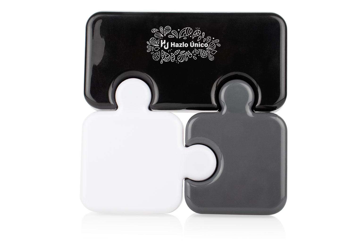 Portacomidas bourdain Negro/Gris/Blanco miniatura 2