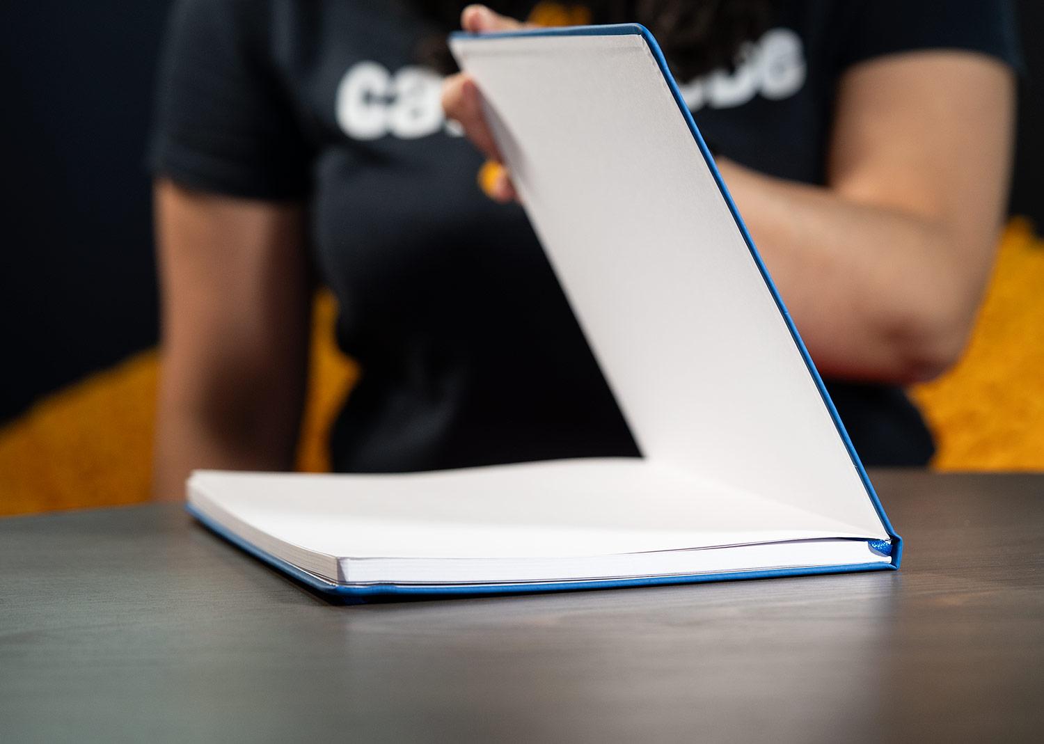 Libreta ejecutiva xl Azul Rey miniatura 3