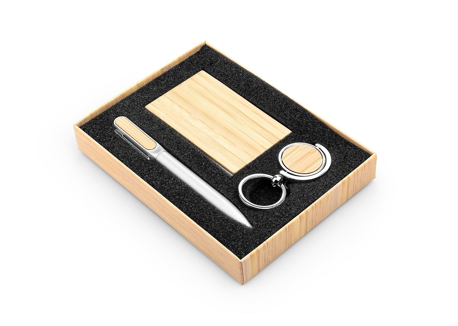 Set ejecutivo brooke Plateado front