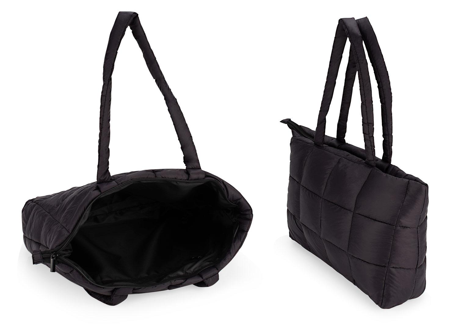 Bolso puffy Negro miniatura 2